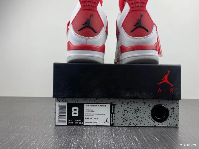 One Kick Cement 4 Air Red DH6927-161 Jordan 0811